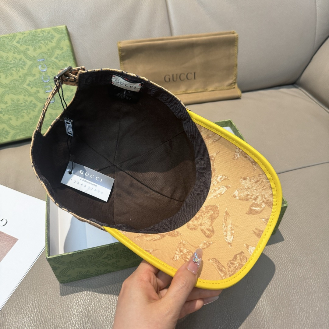 原单版本出货！配盒子布袋，Gucci(古奇)最新原单棒球帽，专柜1:1开模订制，最高版本，原版帆布料+头