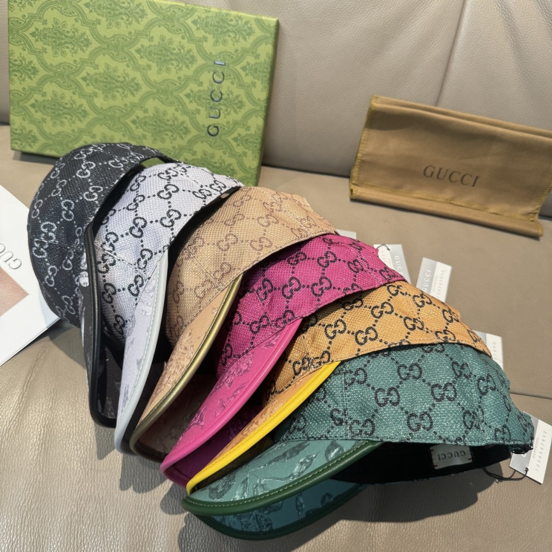 原单版本出货！配盒子布袋，Gucci(古奇)最新原单棒球帽，专柜1:1开模订制，最高版本，原版帆布料+头