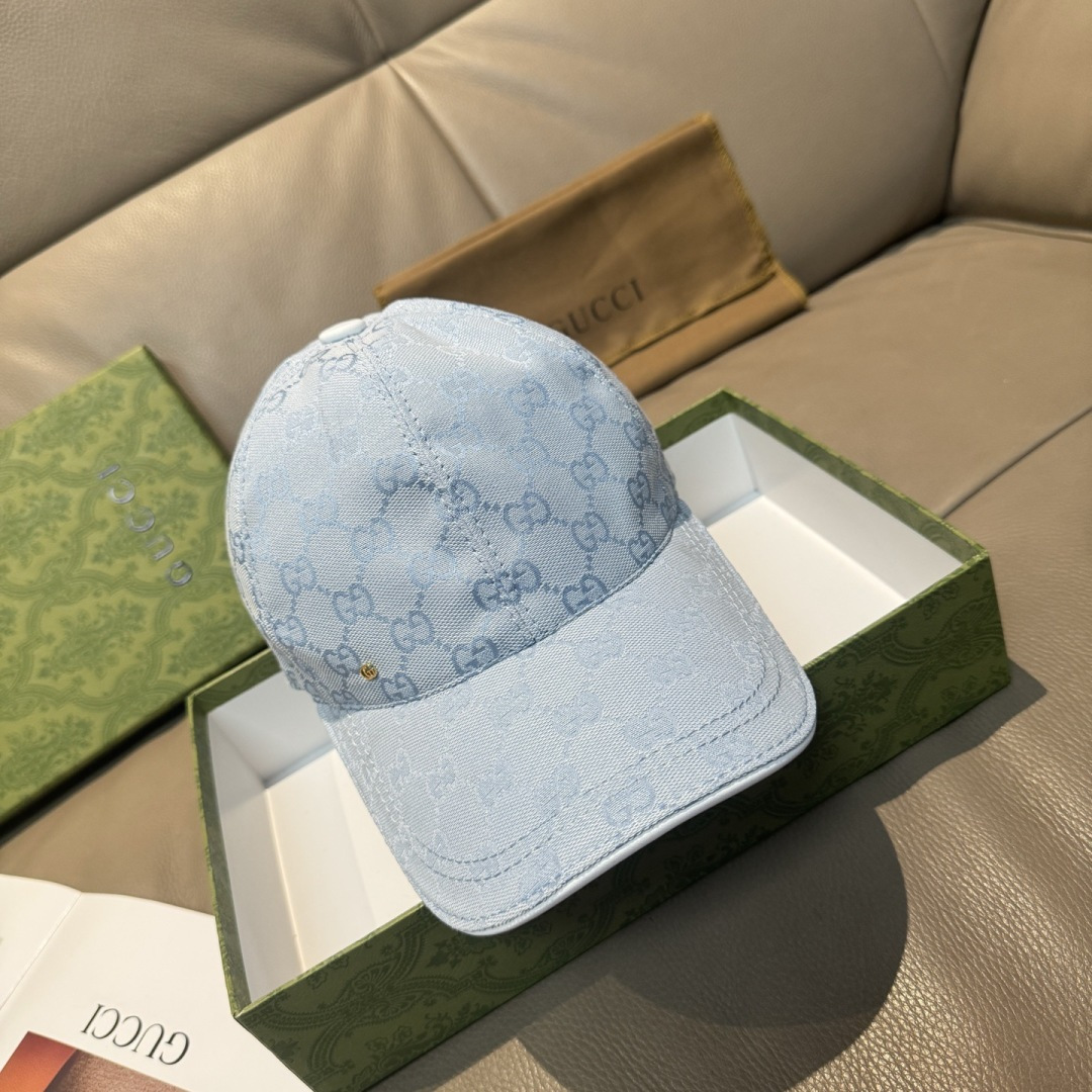 配包装布袋，Gucci(古奇)新款原单棒球帽， 金属小双G，专柜最新款，1:1开模订制，正版开模五金，原