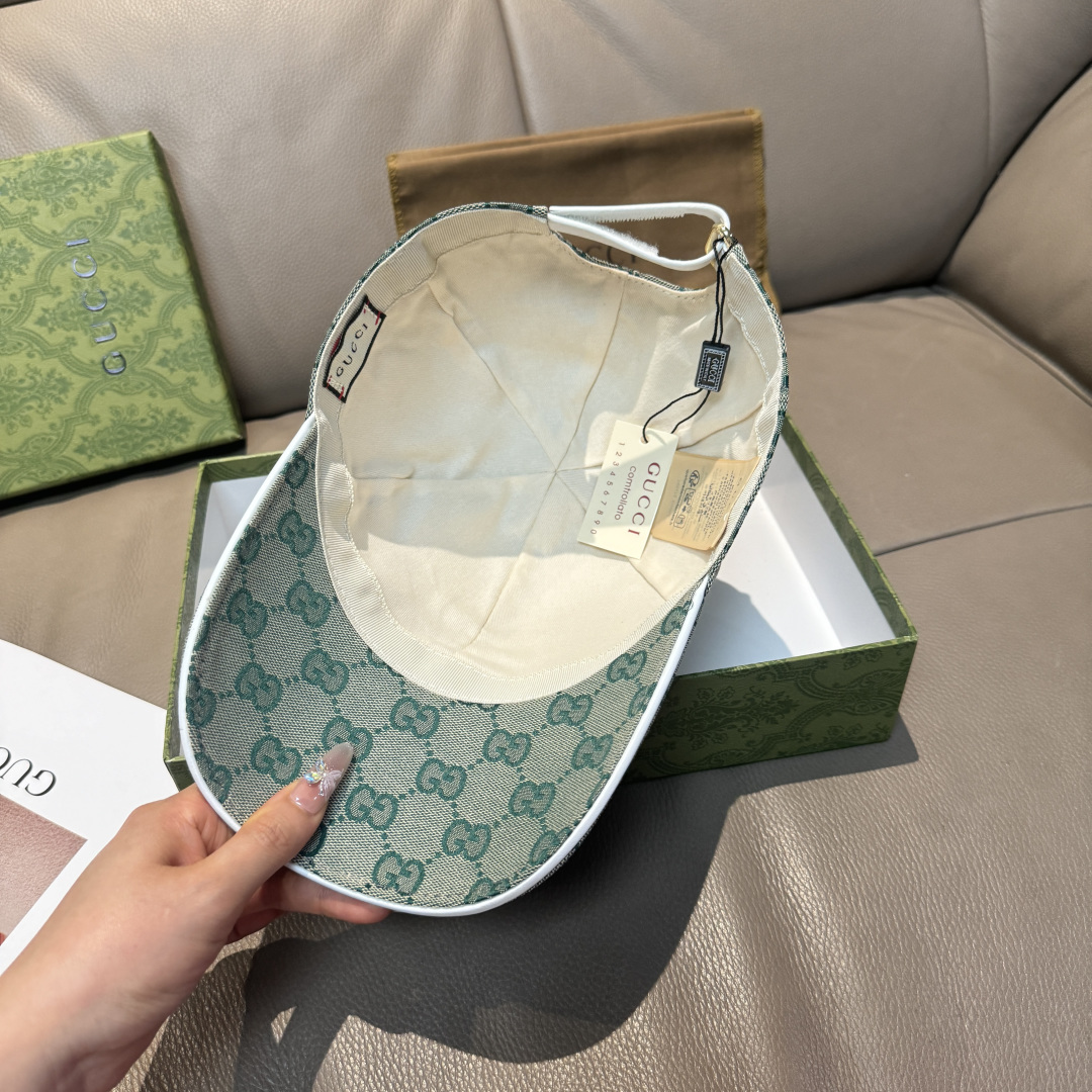 配包装布袋，Gucci(古奇)新款原单棒球帽， 金属小双G，专柜最新款，1:1开模订制，正版开模五金，原