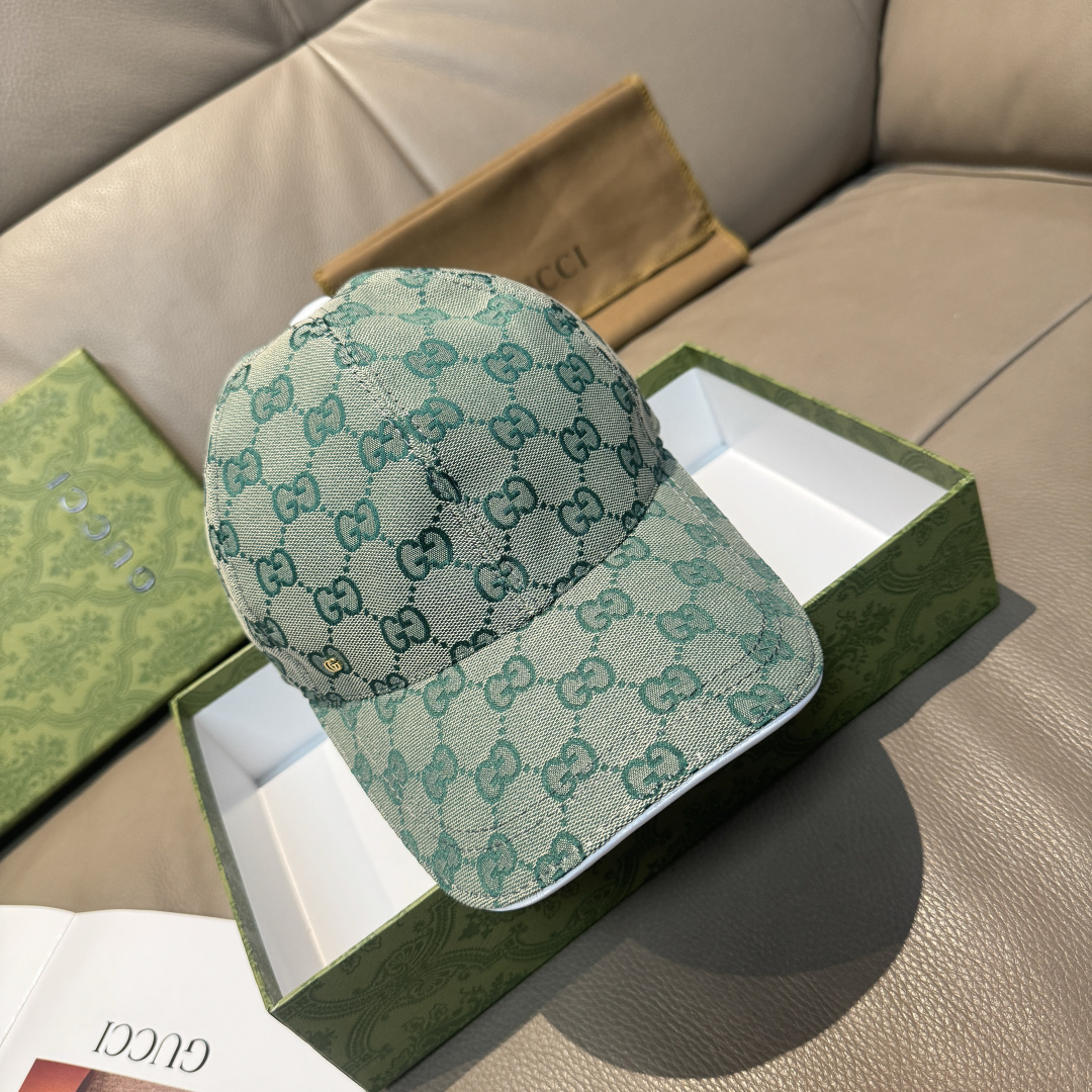 配包装布袋，Gucci(古奇)新款原单棒球帽， 金属小双G，专柜最新款，1:1开模订制，正版开模五金，原