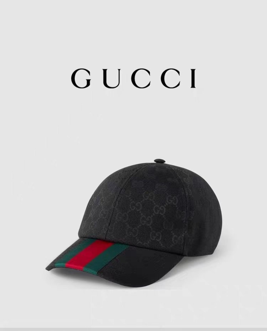 原单版本出货！配盒子布袋，Gucci(古奇)最新原单棒球帽，宽版织带。专柜1:1开模订制，最高版本，原版