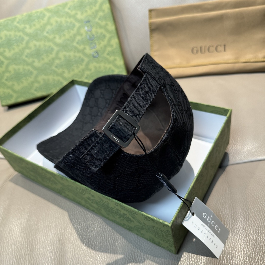 原单版本出货！配盒子布袋，Gucci(古奇)最新原单棒球帽，宽版织带。专柜1:1开模订制，最高版本，原版