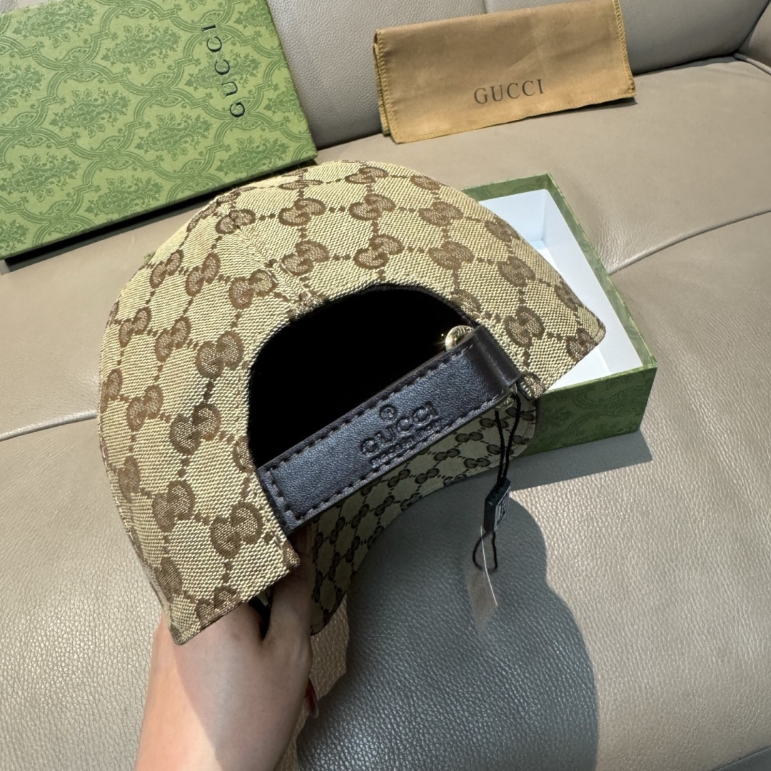 新款出货！配盒子布袋，Gucci(古奇)最新款原单棒球帽，Gucci小刺绣，专柜1:1开模订制，最高版本