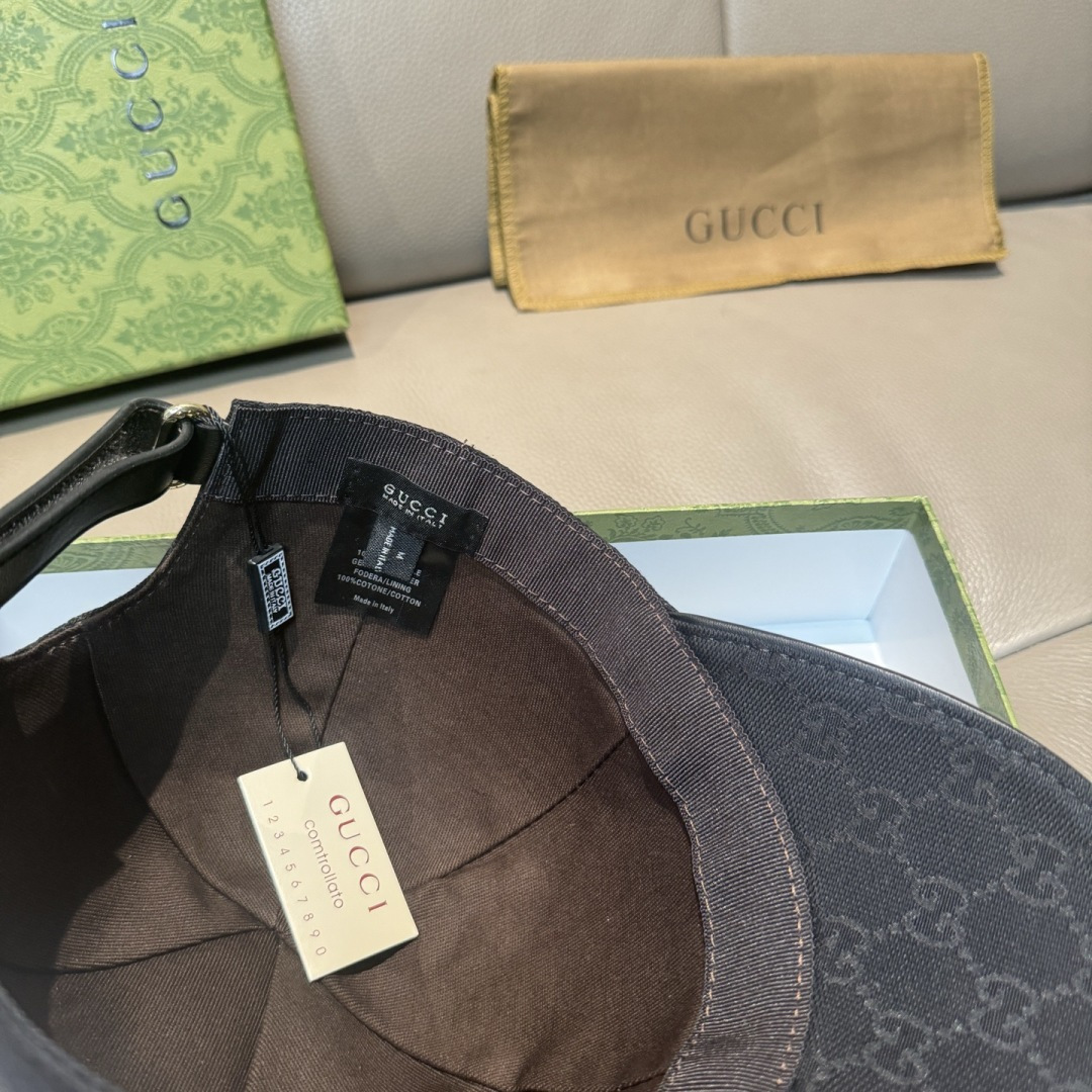 新款出货！配盒子布袋，Gucci(古奇)最新款原单棒球帽，Gucci小刺绣，专柜1:1开模订制，最高版本