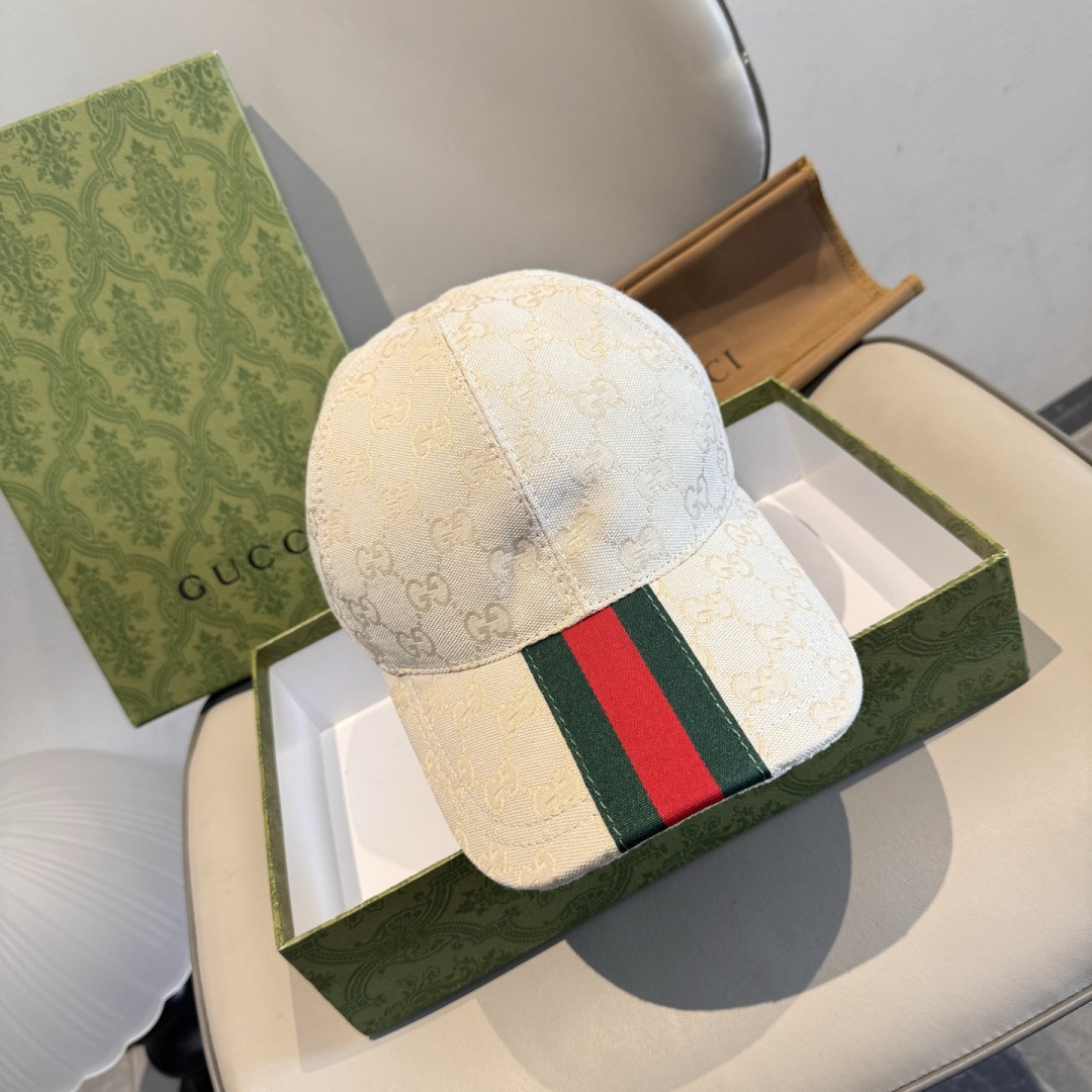 原单版本新色出货！配盒子布袋，Gucci(古奇)最新原单棒球帽，宽版织带。专柜1:1开模订制，最高版本，