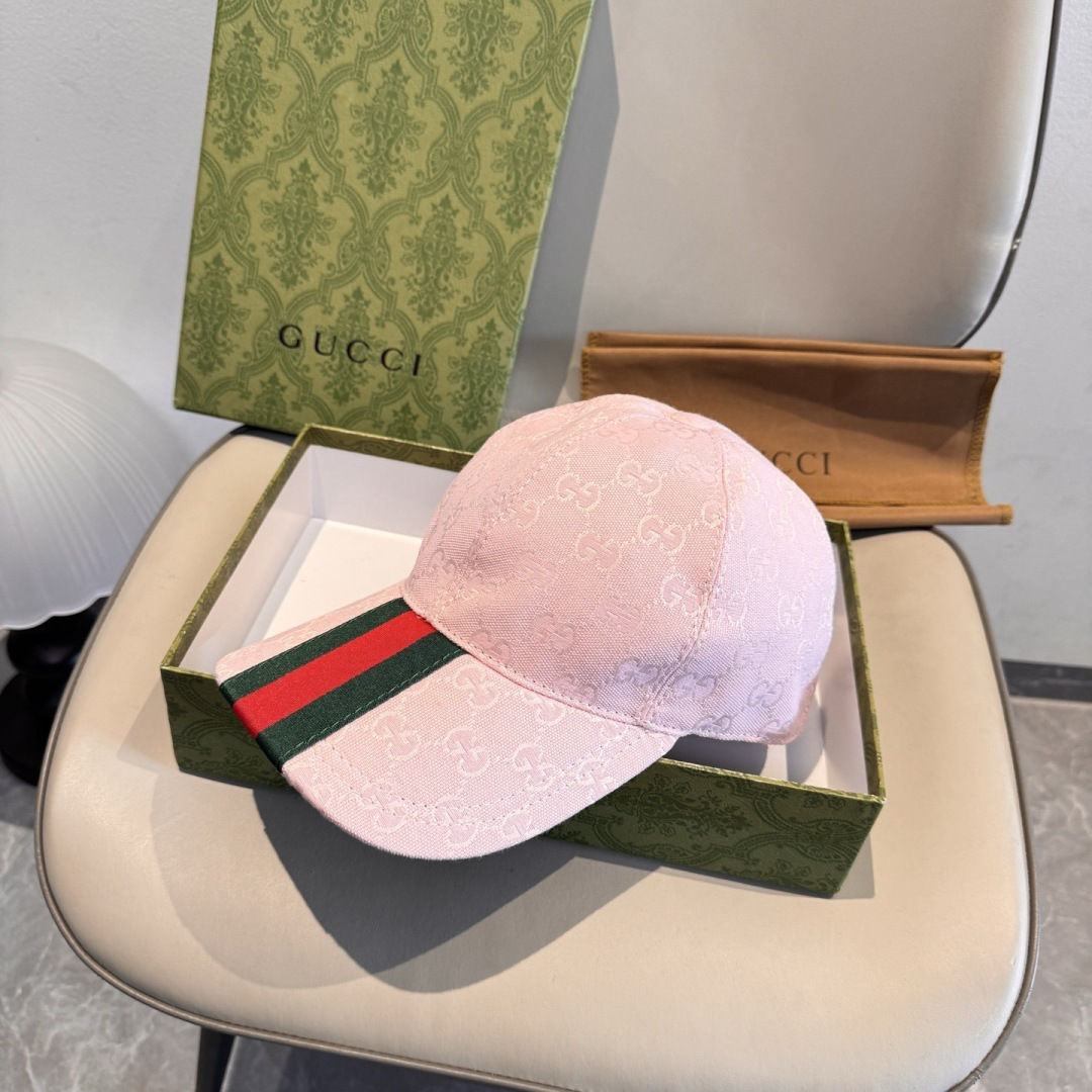 原单版本新色出货！配盒子布袋，Gucci(古奇)最新原单棒球帽，宽版织带。专柜1:1开模订制，最高版本，