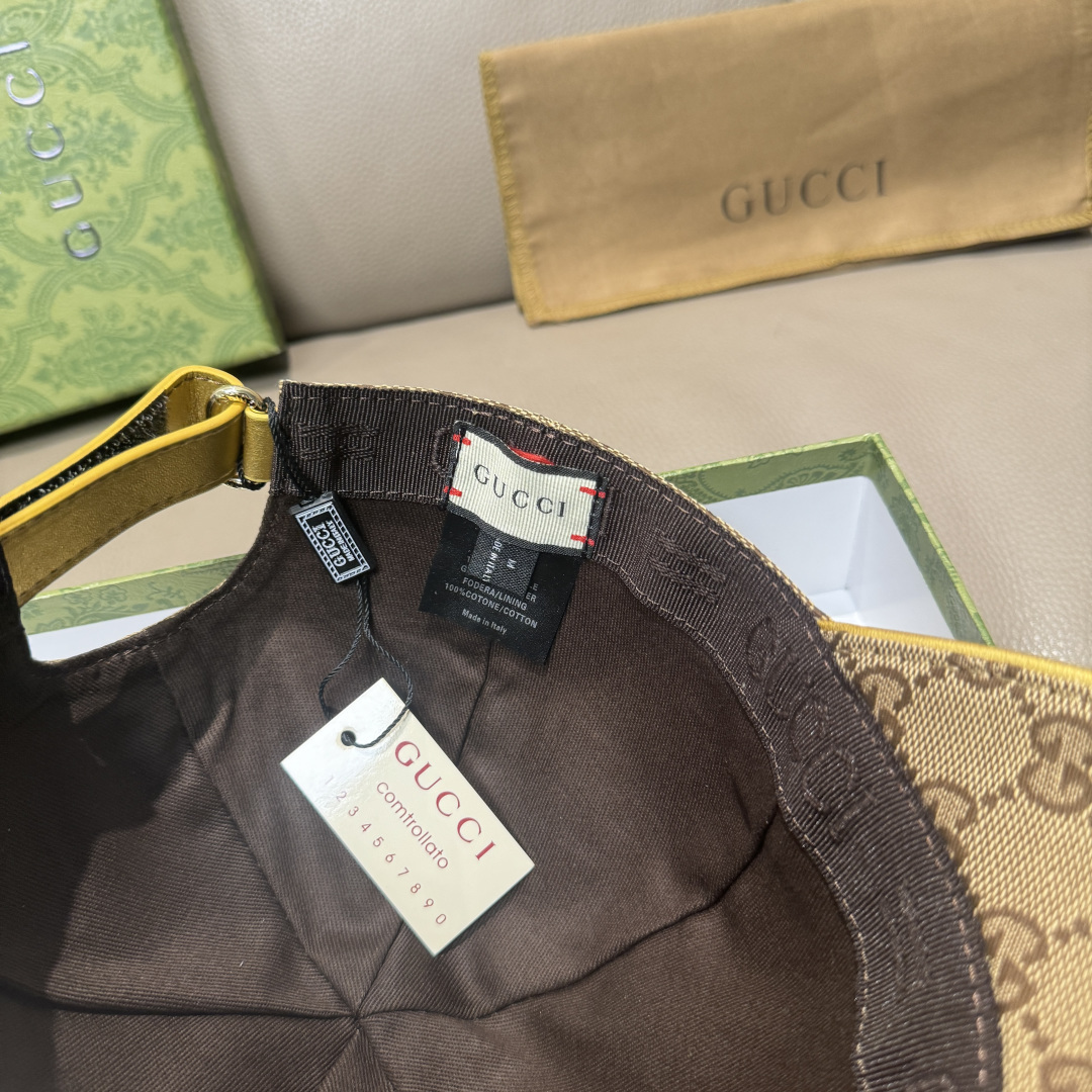 配包装布袋，Gucci(古奇)新款原单棒球帽， 金属双G，专柜最新款，1:1开模订制，正版开模五金，原版