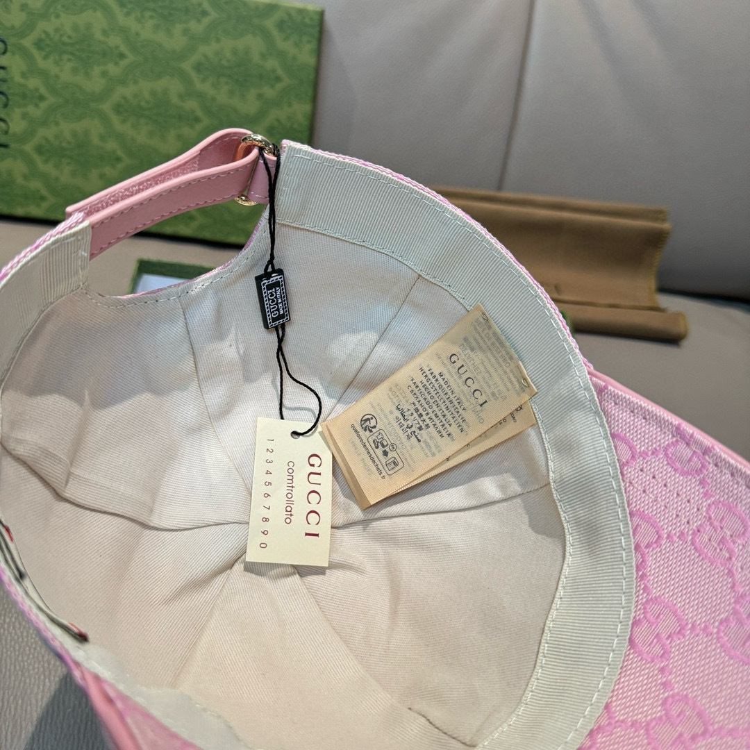 配包装布袋，Gucci(古奇)新款原单棒球帽， 金属小双G，专柜最新款，1:1开模订制，正版开模五金，原