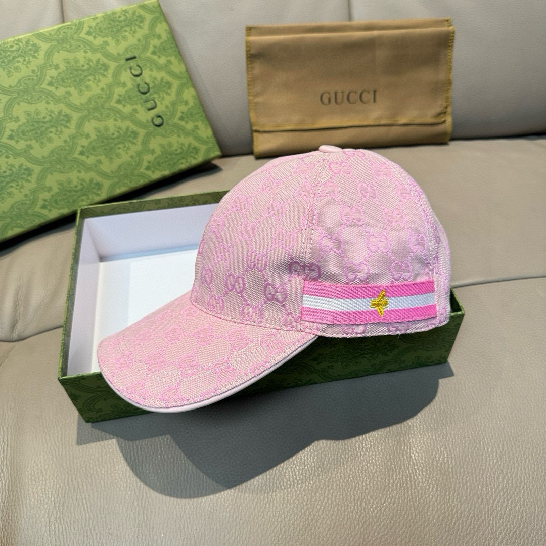 万年经典款出货！配盒子布袋，Gucci(古奇)经典原单棒球帽😍😍小蜜蜂，专柜1:1开模订制，最高版本，原