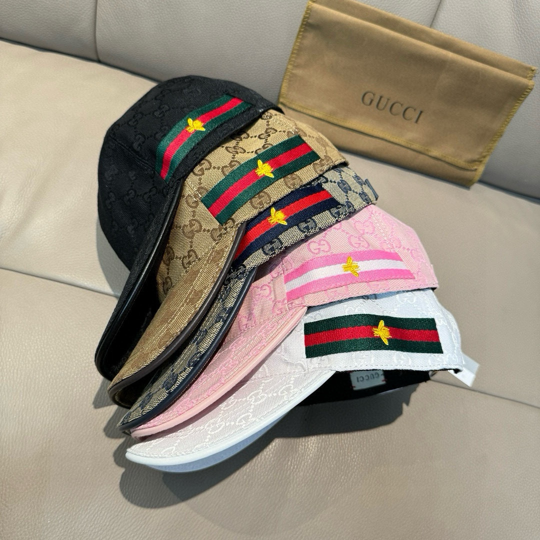 万年经典款出货！配盒子布袋，Gucci(古奇)经典原单棒球帽😍😍小蜜蜂，专柜1:1开模订制，最高版本，原