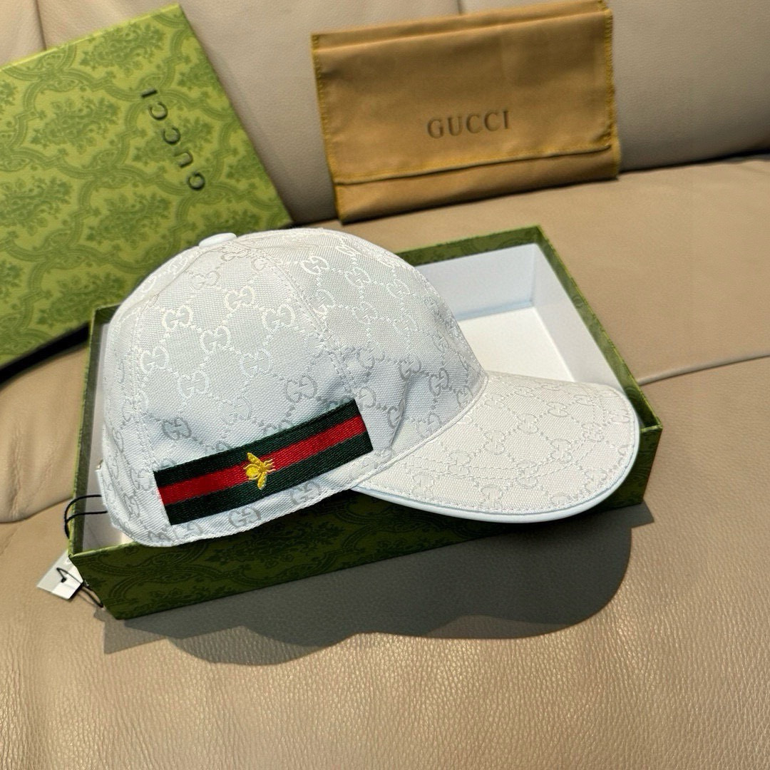 万年经典款出货！配盒子布袋，Gucci(古奇)经典原单棒球帽😍😍小蜜蜂，专柜1:1开模订制，最高版本，原