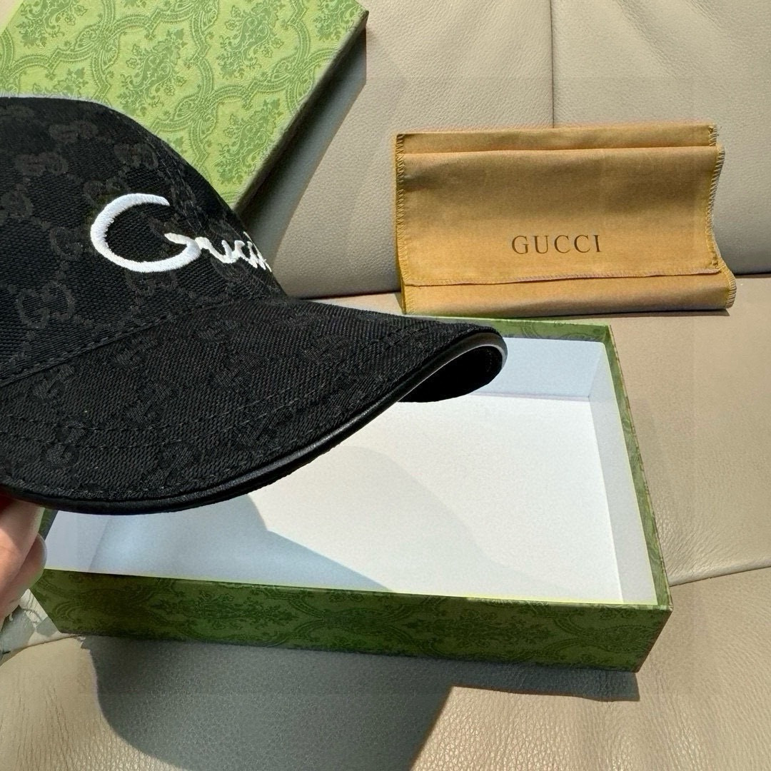 配盒子布袋，Gucci(古奇)新款原单棒球帽， 艺术字刺绣，1:1开模订制，重工刺绣，细节可媲美专柜，原