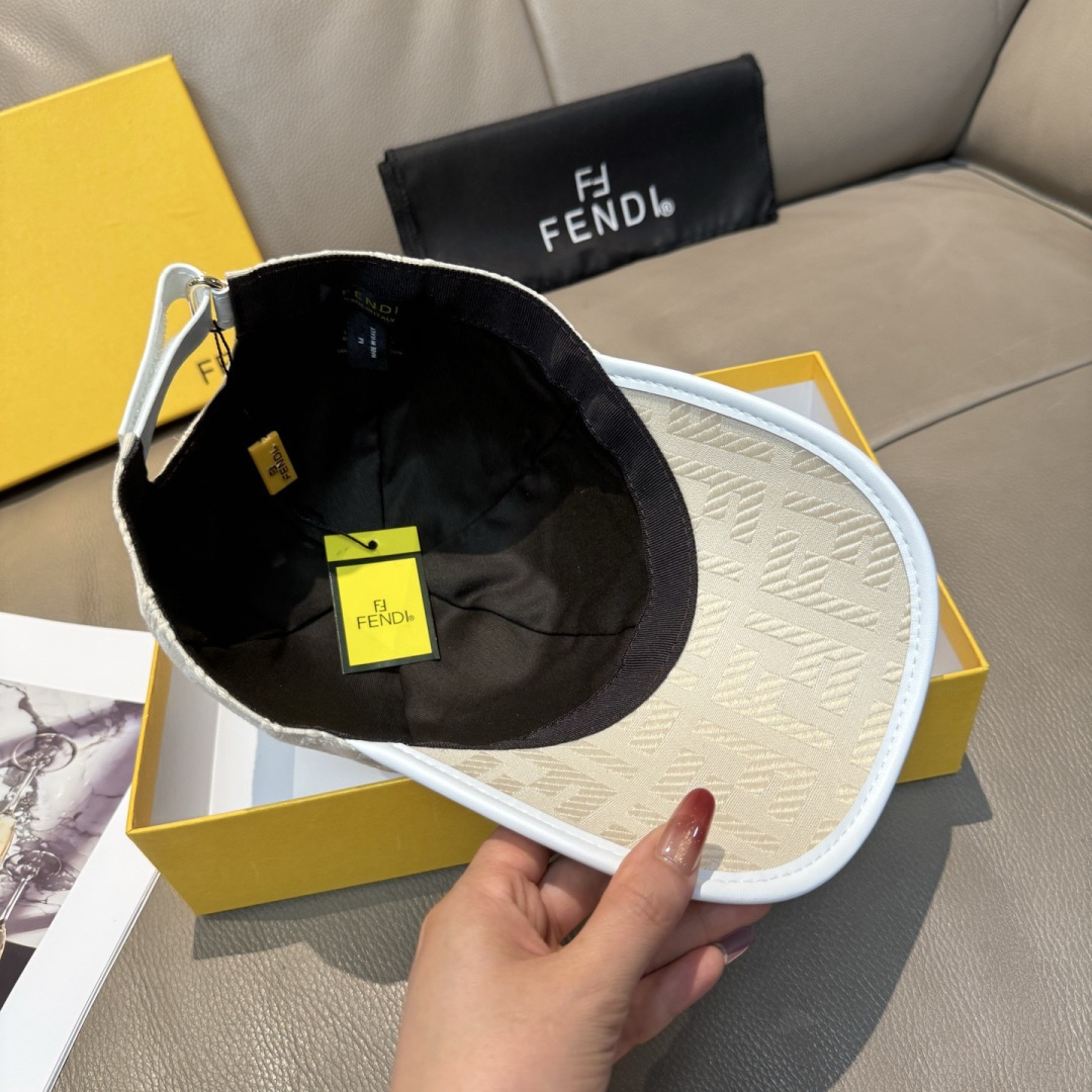 配盒子布袋，Fendi（芬迪）新款原单棒球帽， 双F提花，专柜常年热卖款，口碑极佳，1:1开模订制，原版