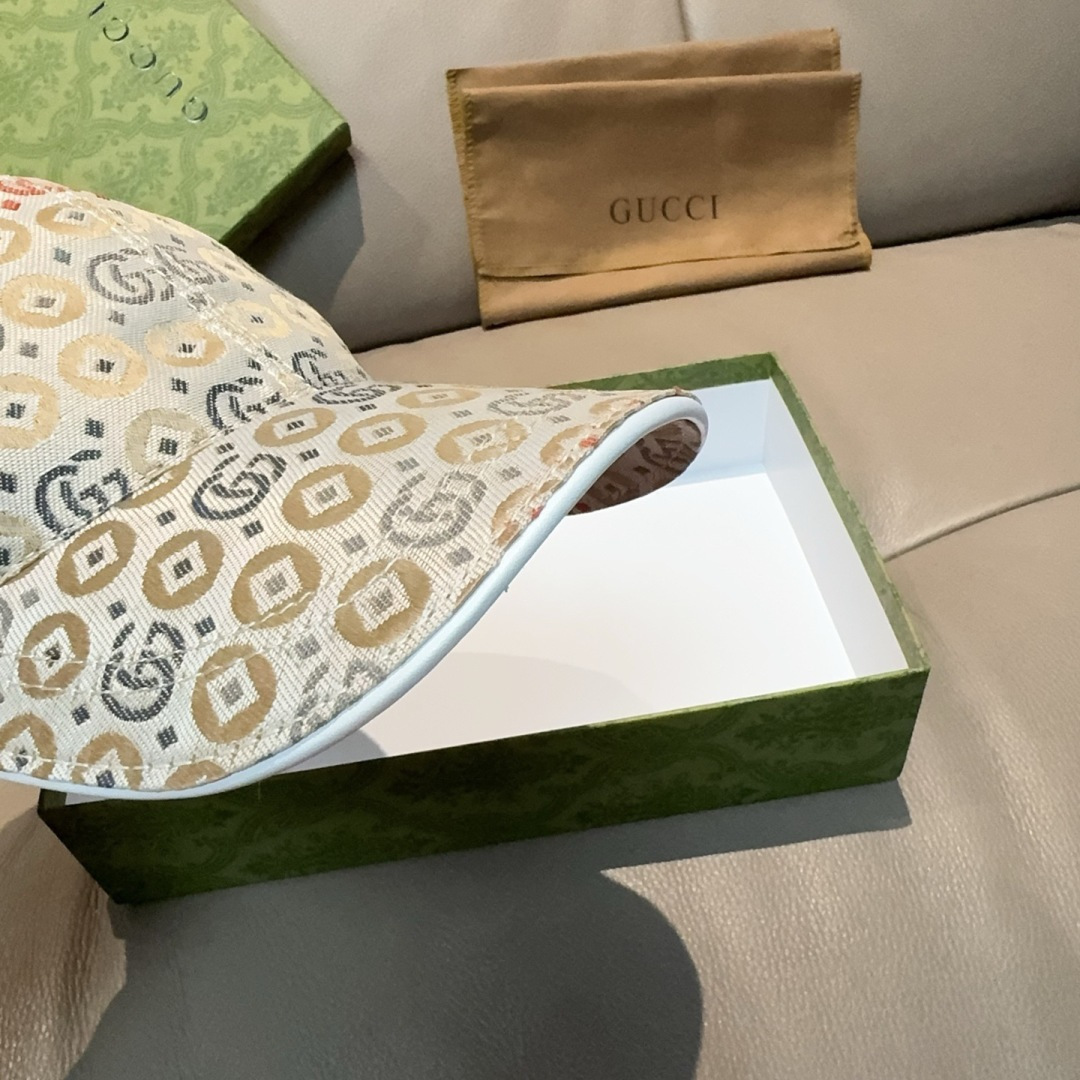 配包装布袋，Gucci古奇新款原单棒球帽， 双G提花，专柜1:1开模订制，完美对花，原版帆布面料+头层牛