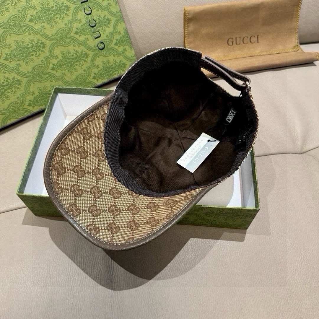 配包装布袋，Gucci(古奇)新款原单棒球帽， 金属双G，专柜最新款，1:1开模订制，正版开模五金，原版