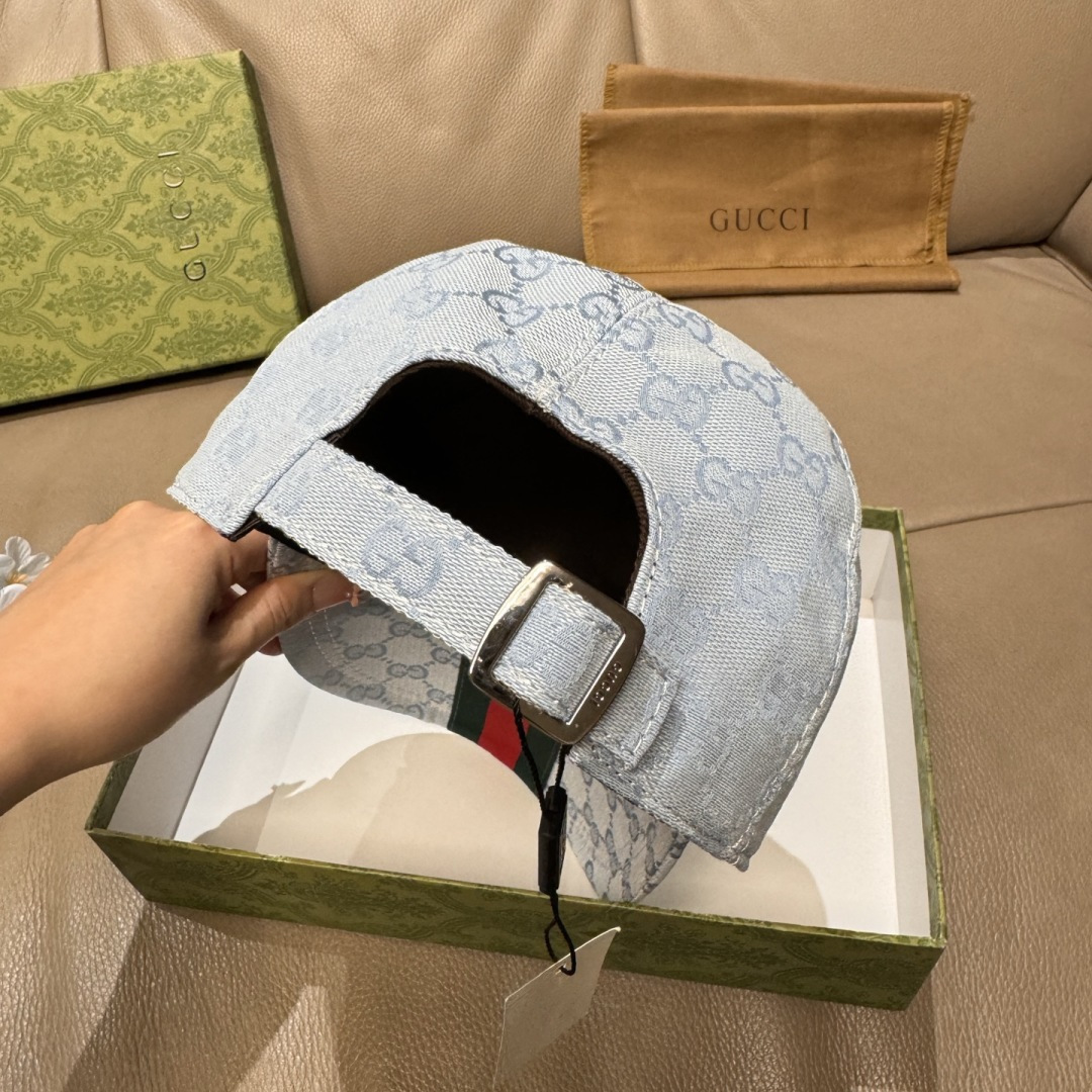 原单版本出货！配盒子布袋，Gucci(古奇)最新原单棒球帽，宽版织带。专柜1:1开模订制，最高版本，原版