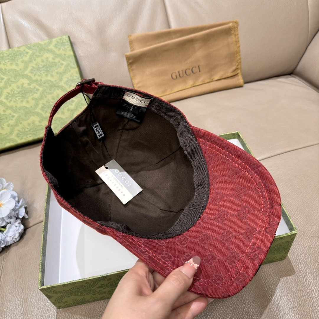 原单版本出货！配盒子布袋，Gucci(古奇)最新原单棒球帽，宽版织带。专柜1:1开模订制，最高版本，原版