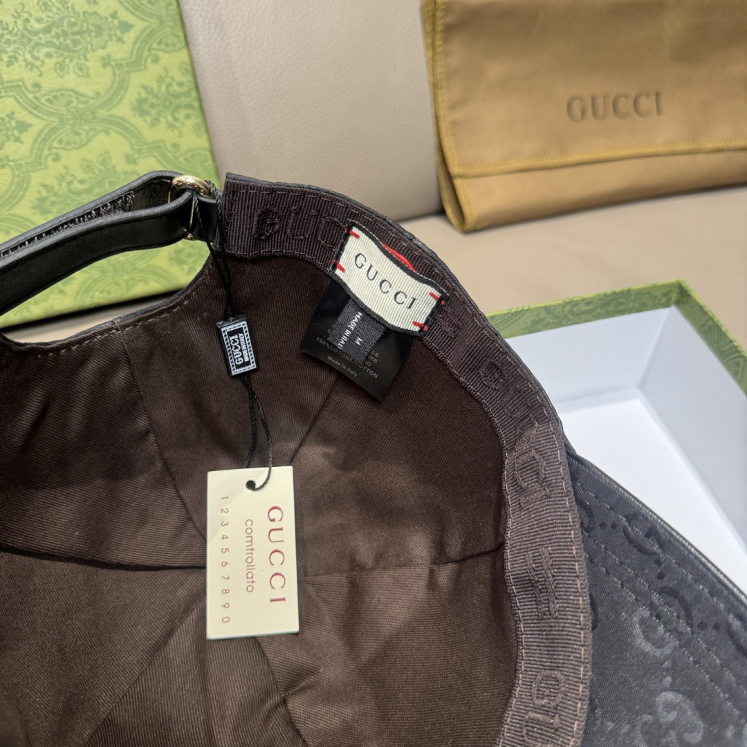 配包装布袋，Gucci(古奇)新款原单棒球帽， 金属双G，专柜最新款，1:1开模订制，正版开模五金，原版