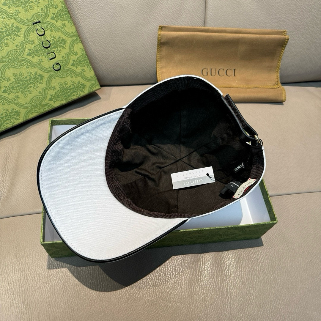 配盒子布袋，NY&Gucci(古奇)合作款，最新款原单棒球帽，1:1开模订制，重工刺绣，细节可媲美专柜，