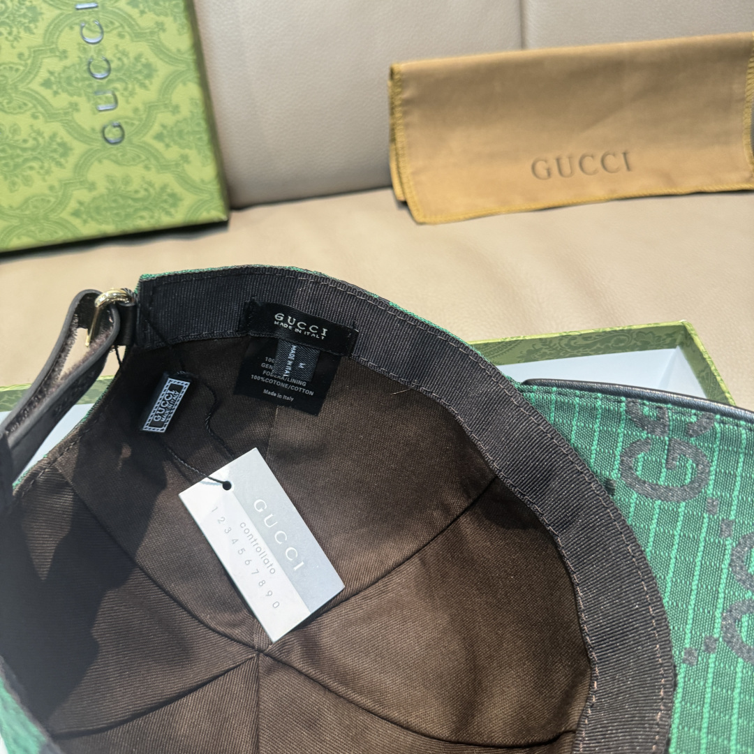 官网新款出货配包装布袋，Gucci古奇最新款原单棒球帽， 大双G，专柜1:1开模订制，完美对花，原版帆布