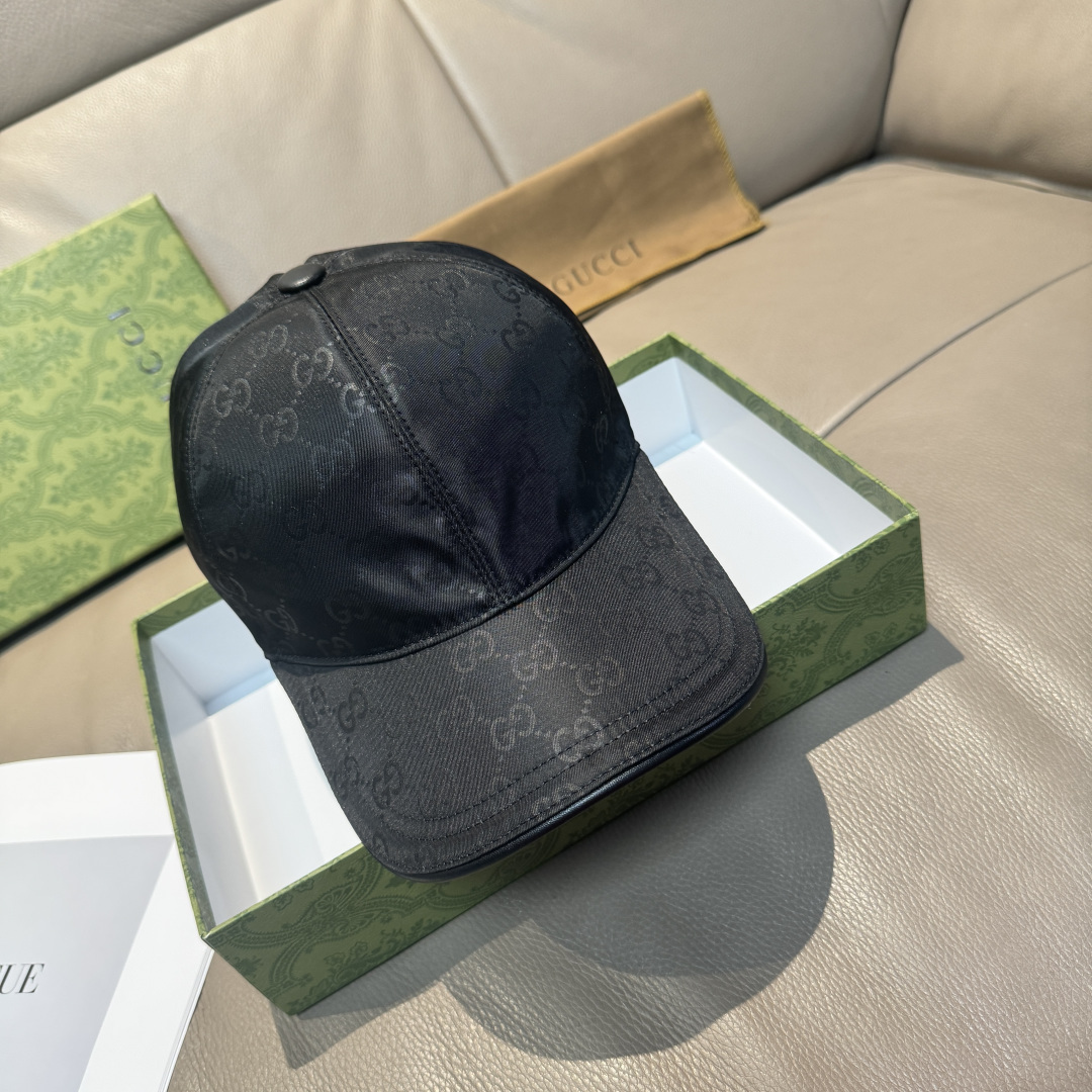 万年经典款！配盒子布袋，Gucci(古奇)经典原单棒球帽😍😍专柜1:1开模订制，最高版本，原版绸缎面料+