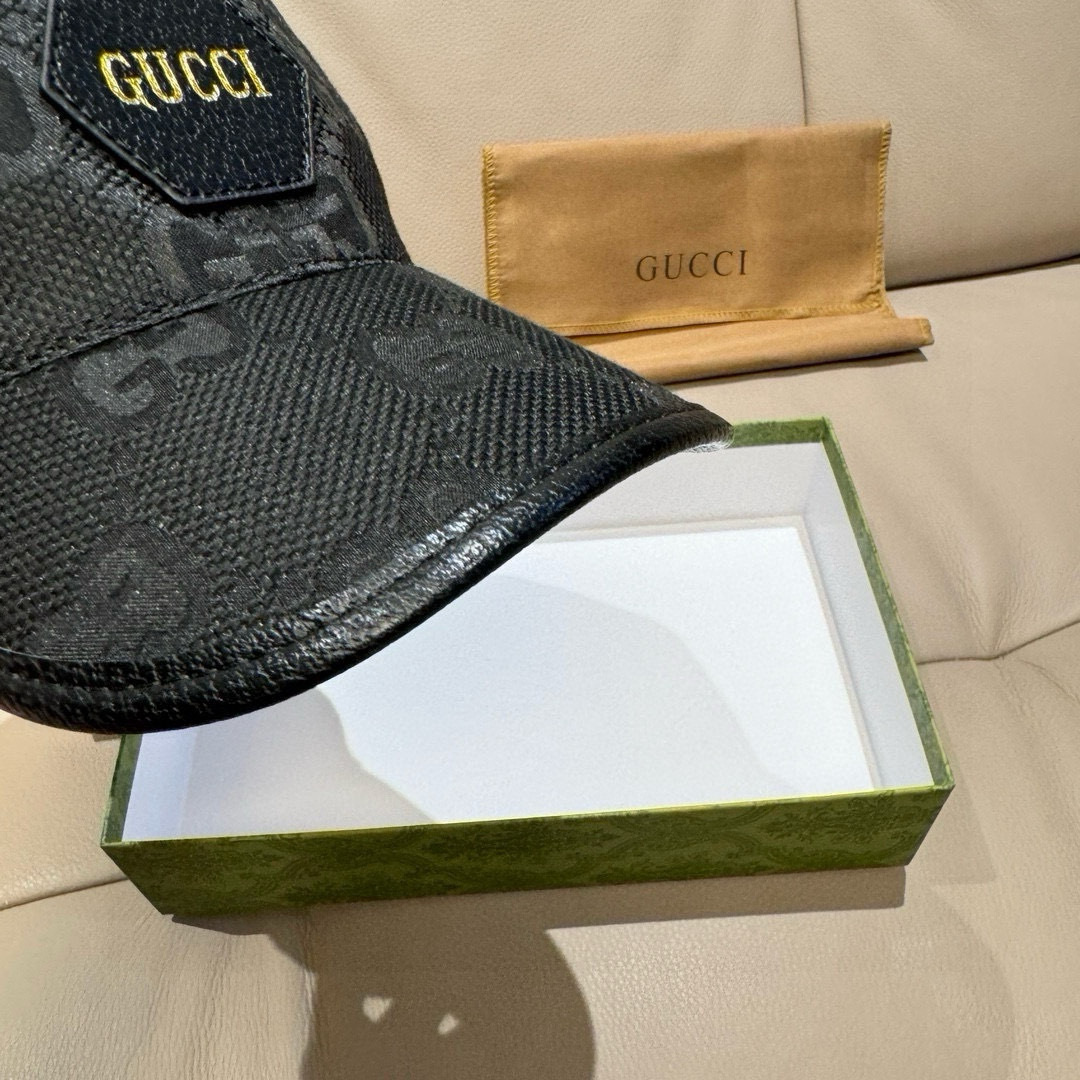 Gucci 配包装布袋 Gucci(古奇)新款 棒球帽 Gucci烫金 最新款 1:1开模订制