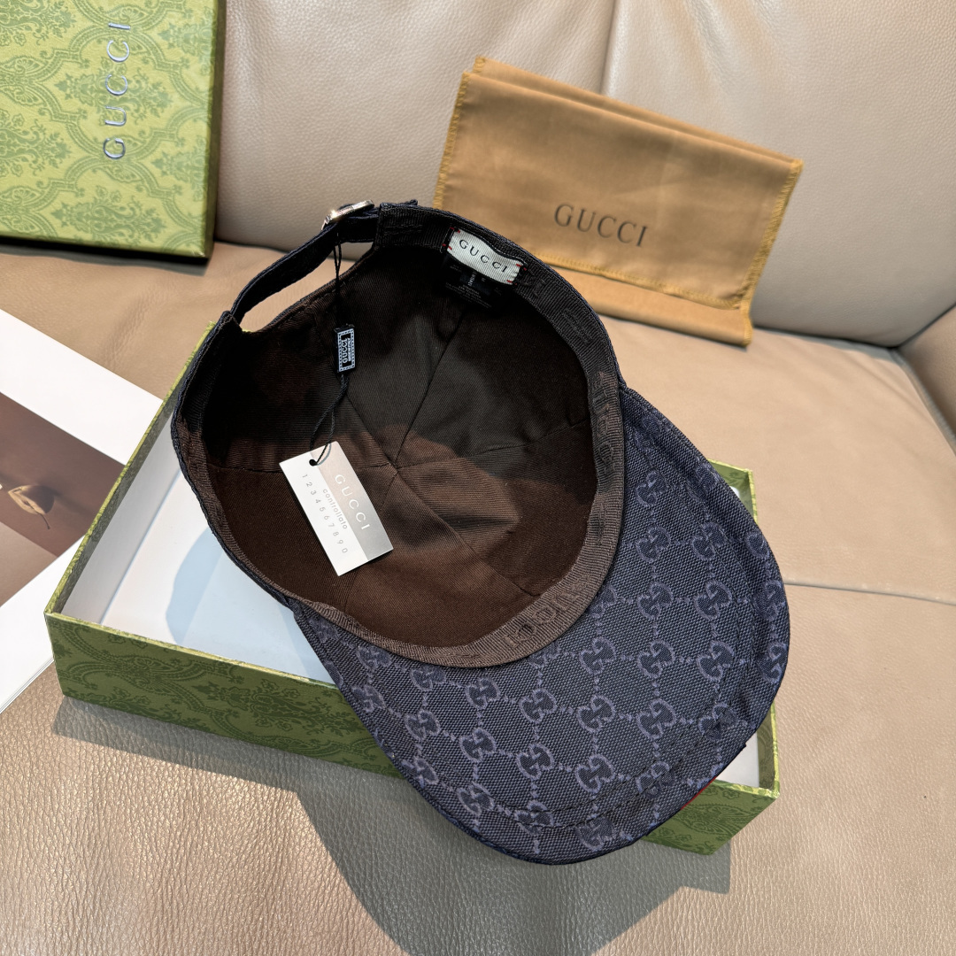 原单版本新色出货！配盒子布袋，Gucci(古奇)最新原单棒球帽，宽版织带。专柜1:1开模订制，最高版本，