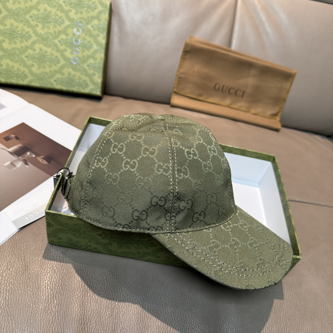 原单版本新色出货！配盒子布袋，Gucci(古奇)最新原单棒球帽，宽版织带。专柜1:1开模订制，最高版本，