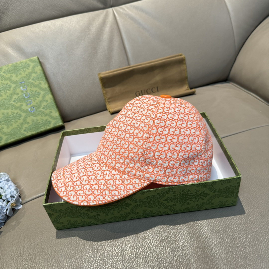 配包装布袋，Gucci(古奇)新款原单棒球帽， 金属小双G，专柜最新款，1:1开模订制，正版开模五金，原