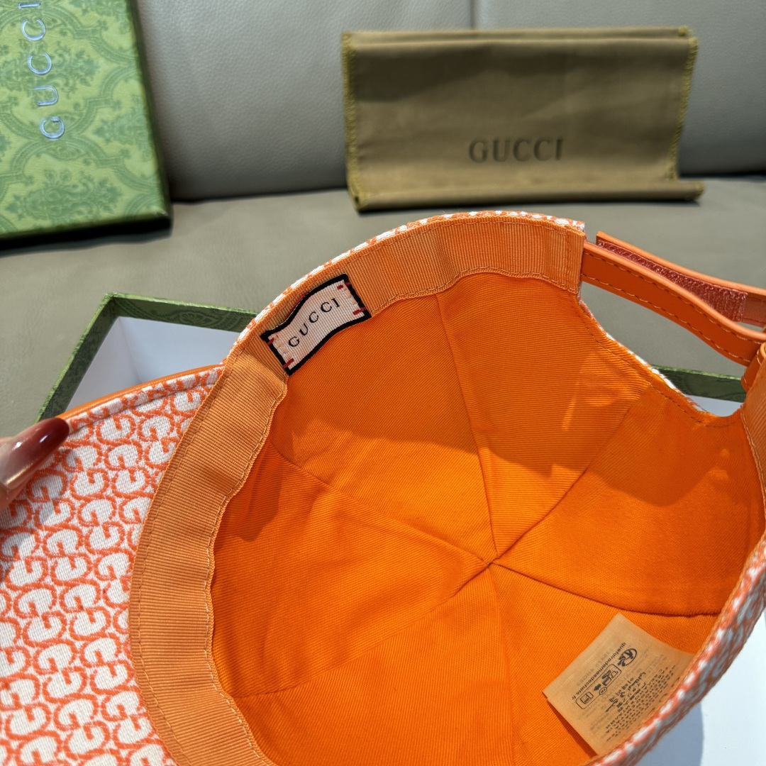 配包装布袋，Gucci(古奇)新款原单棒球帽， 金属小双G，专柜最新款，1:1开模订制，正版开模五金，原