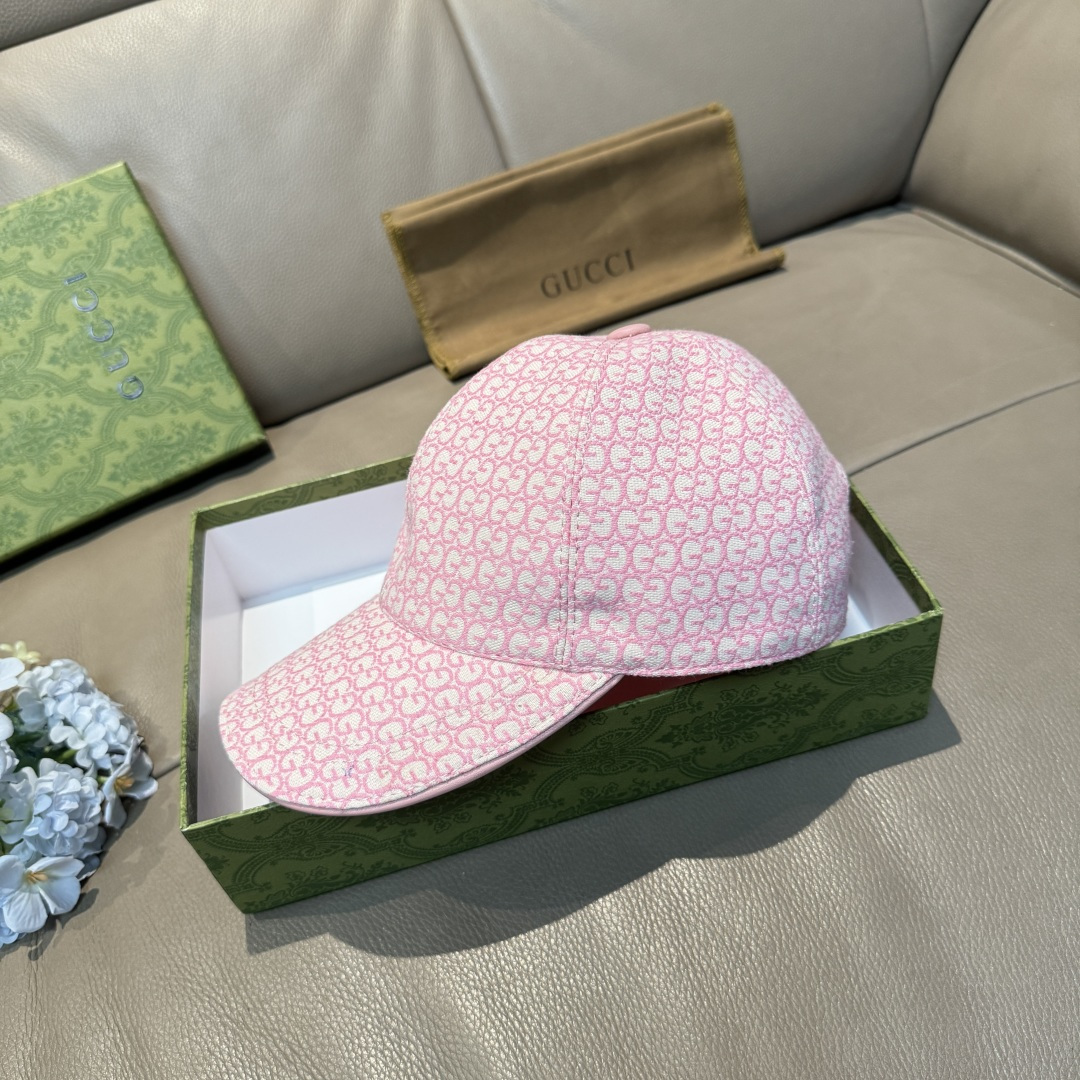 配包装布袋，Gucci(古奇)新款原单棒球帽， 金属小双G，专柜最新款，1:1开模订制，正版开模五金，原