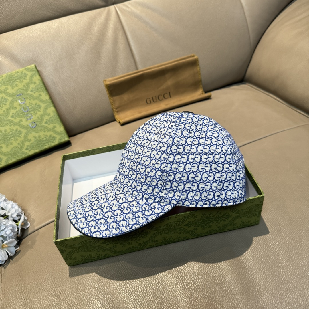 配包装布袋，Gucci(古奇)新款原单棒球帽， 金属小双G，专柜最新款，1:1开模订制，正版开模五金，原