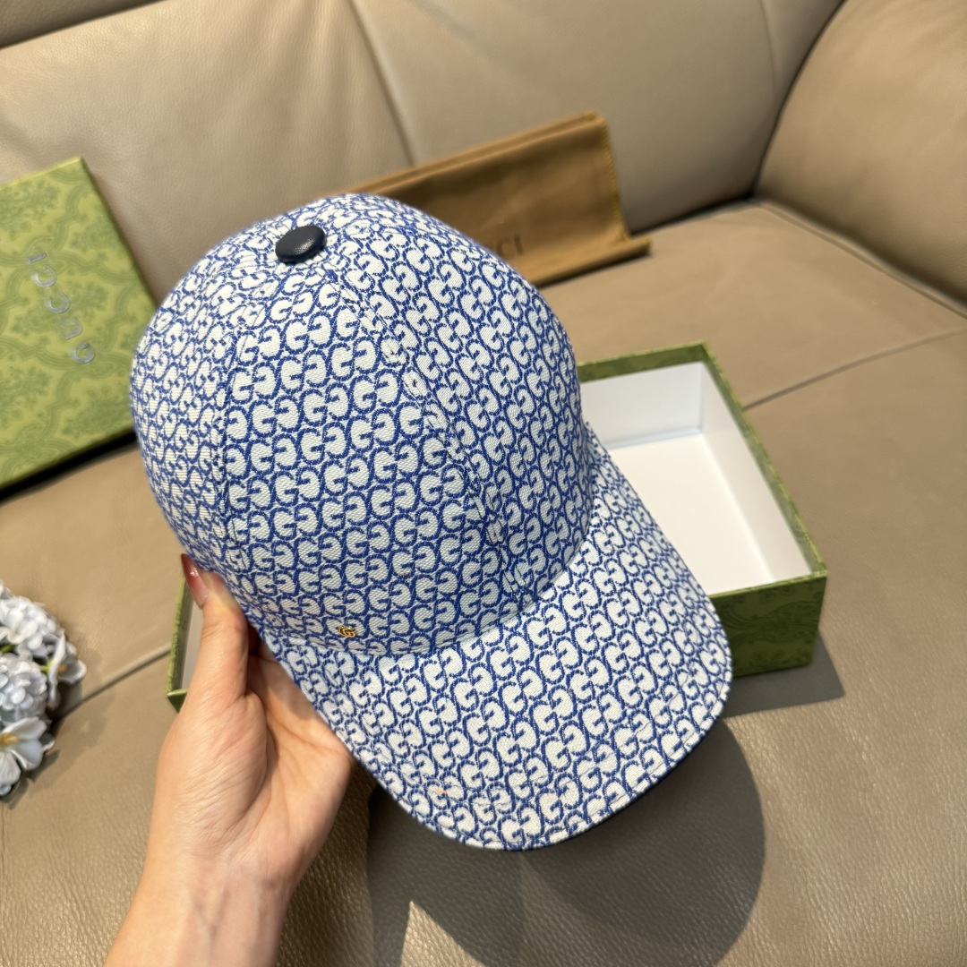 配包装布袋，Gucci(古奇)新款原单棒球帽， 金属小双G，专柜最新款，1:1开模订制，正版开模五金，原