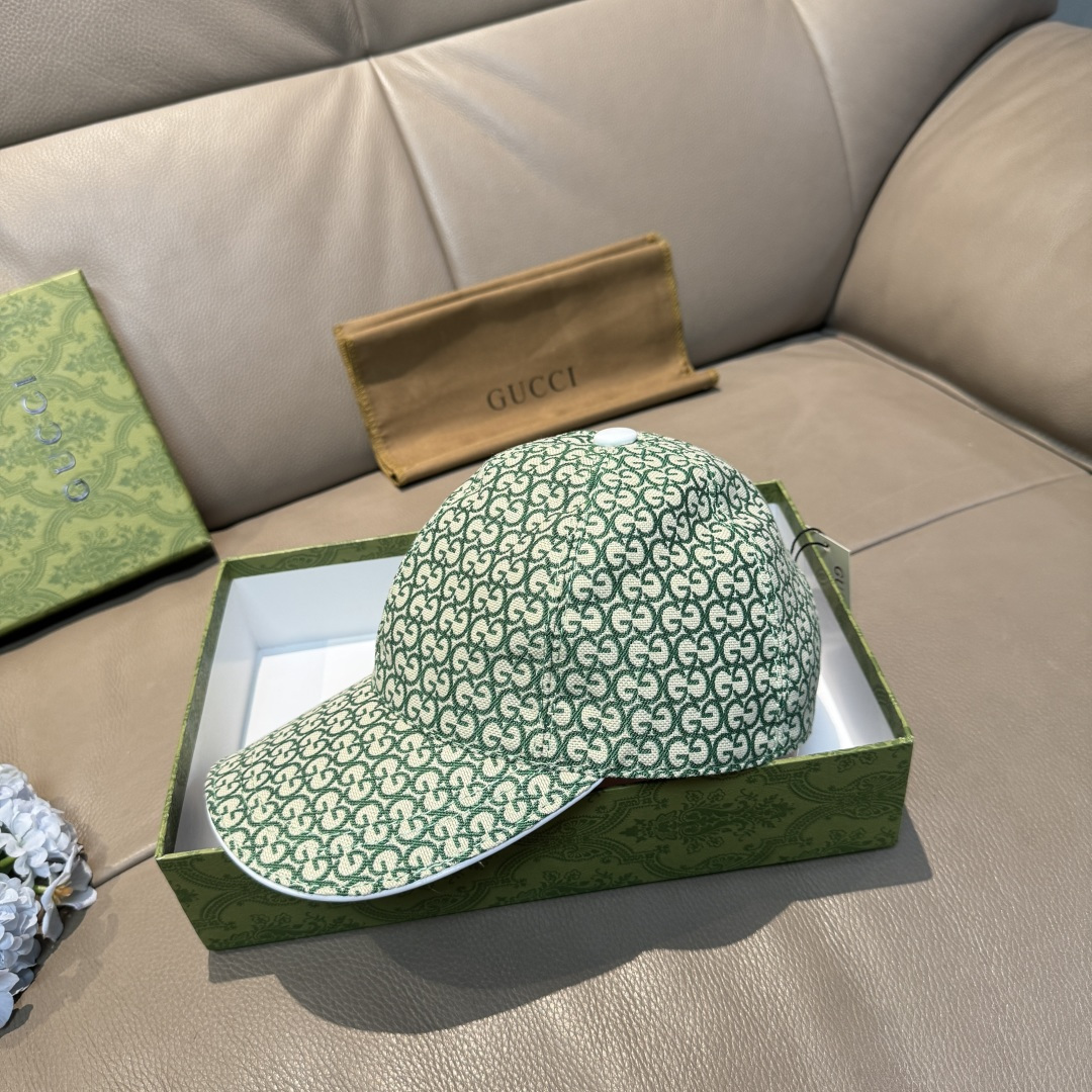 配包装布袋，Gucci(古奇)新款原单棒球帽， 金属小双G，专柜最新款，1:1开模订制，正版开模五金，原