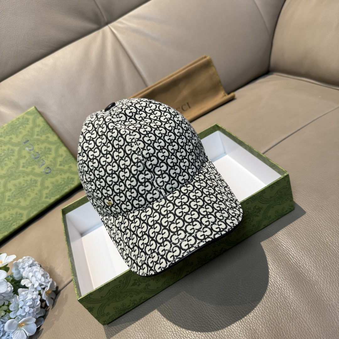 配包装布袋，Gucci(古奇)新款原单棒球帽， 金属小双G，专柜最新款，1:1开模订制，正版开模五金，原