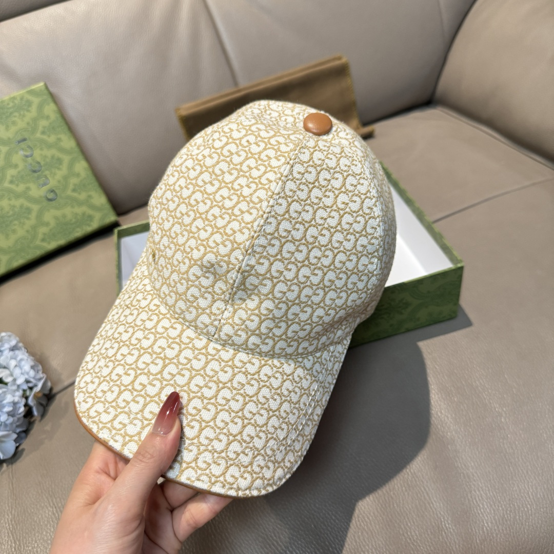 配包装布袋，Gucci(古奇)新款原单棒球帽， 金属小双G，专柜最新款，1:1开模订制，正版开模五金，原