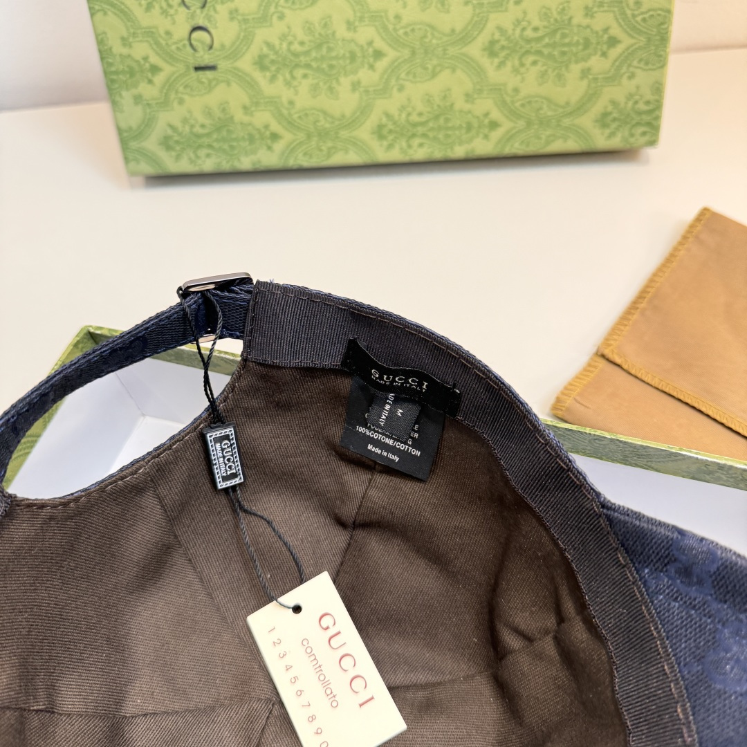 配盒子布袋，Gucci(古奇)马年新款原单棒球帽， 小马刺绣，专柜热卖款，1:1开模订制，原版帆布料，时