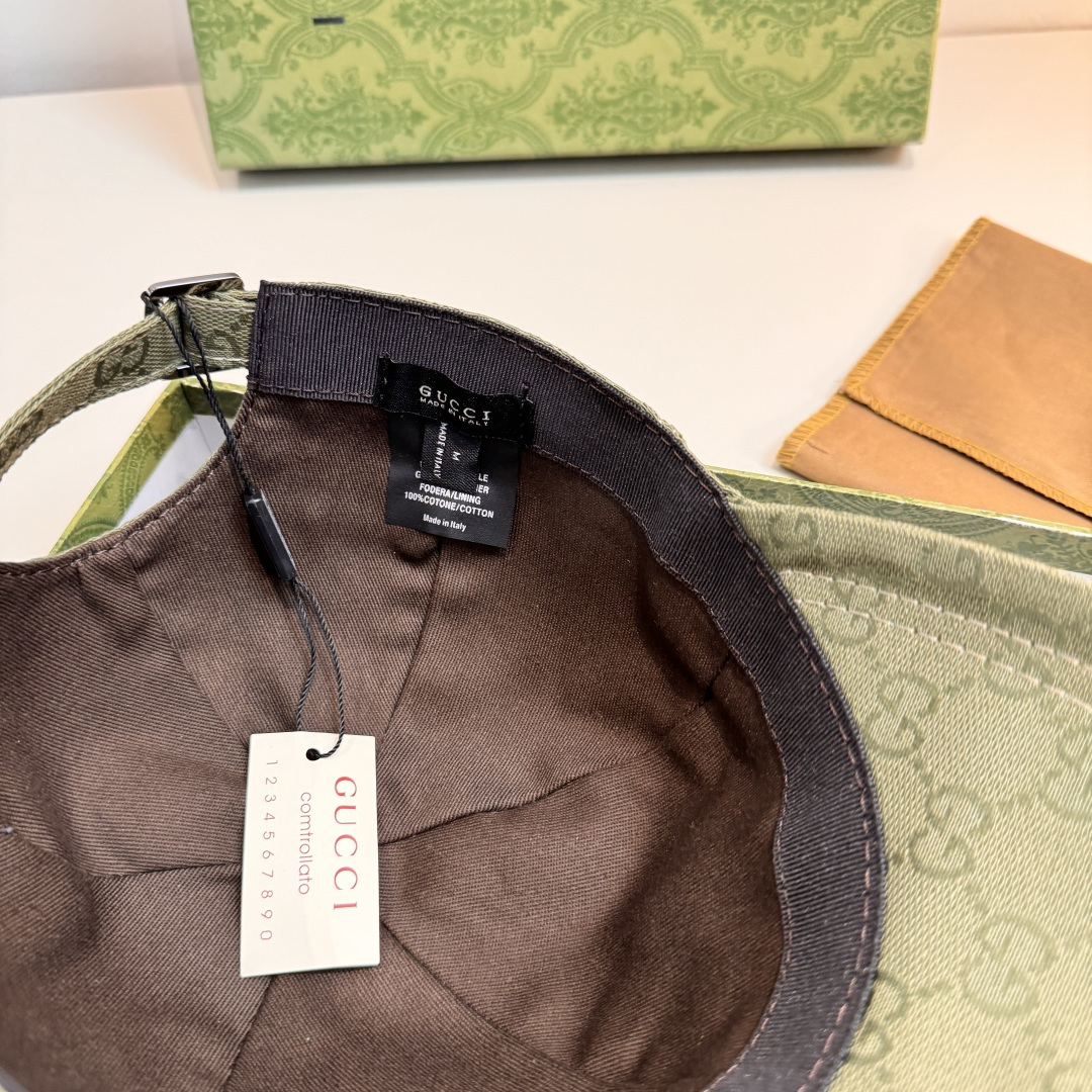 配盒子布袋，Gucci(古奇)马年新款原单棒球帽， 小马刺绣，专柜热卖款，1:1开模订制，原版帆布料，时