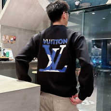 LV 2026秋冬🆕男士字母标识套头太空棉卫衣 经典OS版型,简约而不失格调.日常运动休闲商务毫无压力🐰客供太空针织棉, LV 2026秋冬🆕男士字母标识套头太空棉卫衣 经典OS版型,简约而不失格调.日常运动休闲商务毫无压力🐰客供太空针织棉,