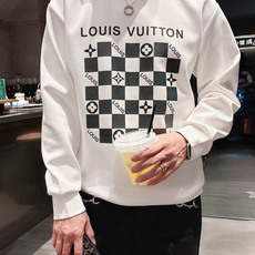 LV 2026秋冬🆕男士字母标识套头太空棉卫衣 经典OS版型,简约而不失格调.日常运动休闲商务毫无压力🐰客供太空针织棉, LV 2026秋冬🆕男士字母标识套头太空棉卫衣 经典OS版型,简约而不失格调.日常运动休闲商务毫无压力🐰客供太空针织棉,