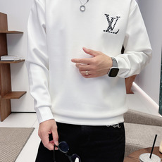 LV 2026秋冬🆕男士字母标识套头太空棉卫衣 经典OS版型,简约而不失格调.日常运动休闲商务毫无压力🐰客供太空针织棉, LV 2026秋冬🆕男士字母标识套头太空棉卫衣 经典OS版型,简约而不失格调.日常运动休闲商务毫无压力🐰客供太空针织棉,