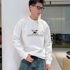 LV 2026秋冬🆕男士字母标识套头太空棉卫衣 经典OS版型,简约而不失格调.日常运动休闲商务毫无压力🐰客供太空针织棉, LV 2026秋冬🆕男士字母标识套头太空棉卫衣 经典OS版型,简约而不失格调.日常运动休闲商务毫无压力🐰客供太空针织棉,