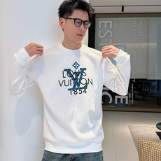 LV 2026秋冬🆕男士字母标识套头太空棉卫衣 经典OS版型,简约而不失格调.日常运动休闲商务毫无压力🐰客供太空针织棉, LV 2026秋冬🆕男士字母标识套头太空棉卫衣 经典OS版型,简约而不失格调.日常运动休闲商务毫无压力🐰客供太空针织棉,
