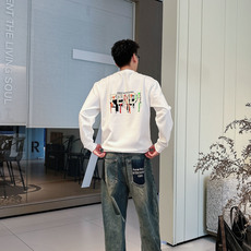 芬迪 2026秋冬🆕男士字母标识套头太空棉卫衣 经典OS版型,简约而不失格调.日常运动休闲商务毫无压力🐰客供太空针织棉, 芬迪 2026秋冬🆕男士字母标识套头太空棉卫衣 经典OS版型,简约而不失格调.日常运动休闲商务毫无压力🐰客供太空针织棉,