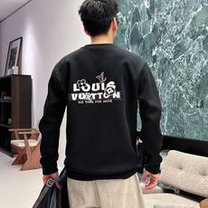 LV 2026秋冬🆕男士字母标识套头太空棉卫衣 经典OS版型,简约而不失格调.日常运动休闲商务毫无压力🐰客供太空针织棉, LV 2026秋冬🆕男士字母标识套头太空棉卫衣 经典OS版型,简约而不失格调.日常运动休闲商务毫无压力🐰客供太空针织棉,