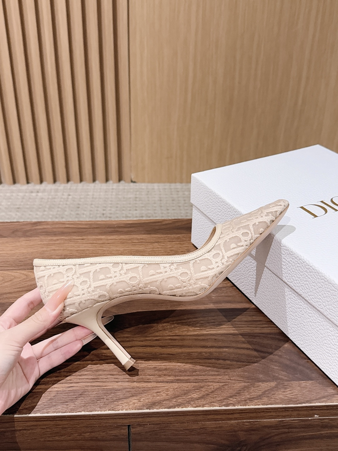 Dior Logo Backless Sneaker Mules