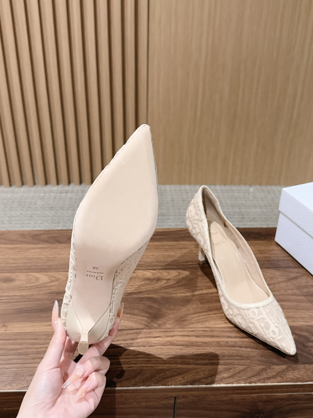 Dior Logo Backless Sneaker Mules