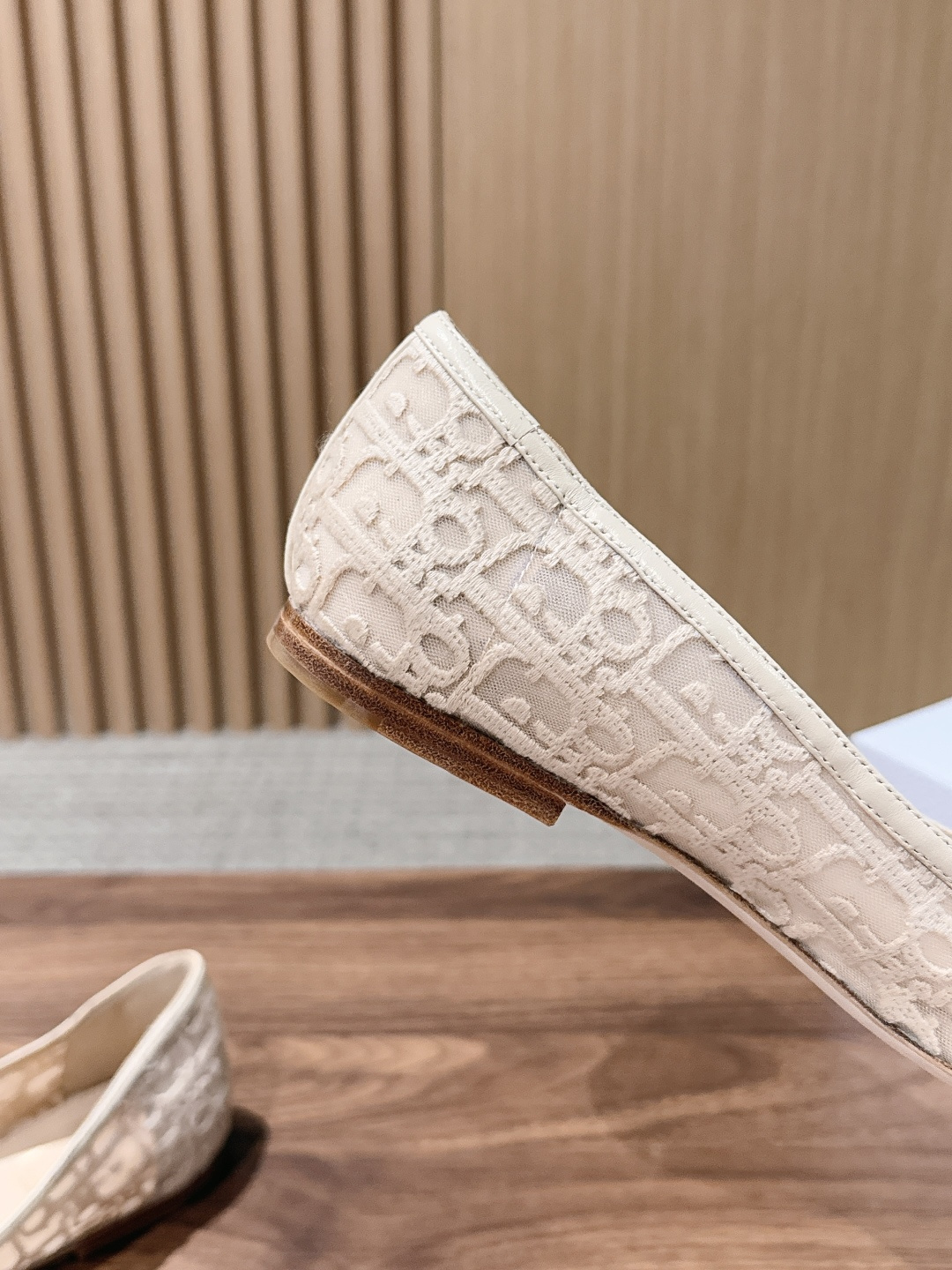 Dior Mesh Oblique Pointed Flats