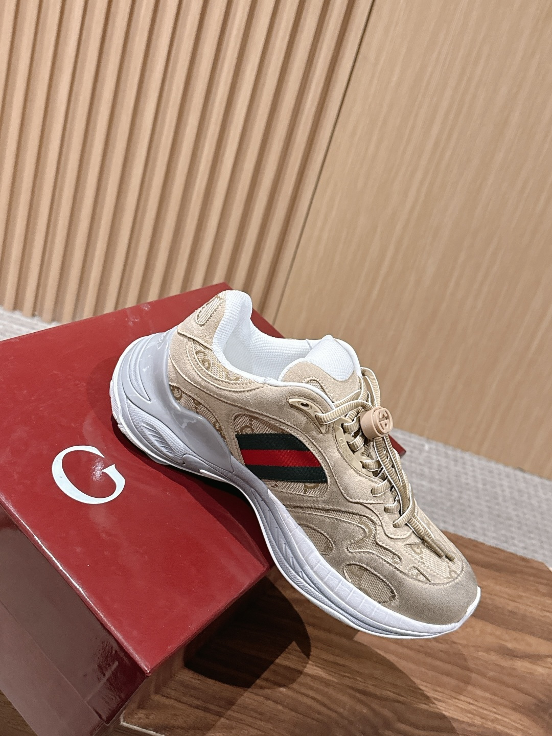 Gucci Interlocking GG Canvas Chunky Sneakers